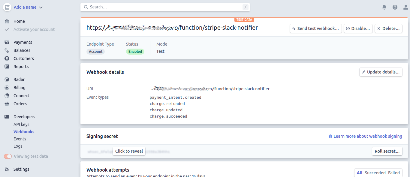 Tracking Stripe Payments with Slack and faasd